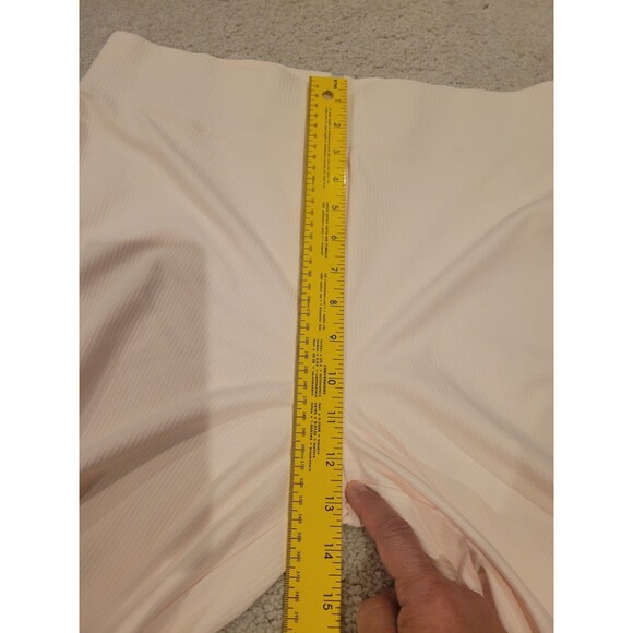 NWT Rhone Ripple Sweatpant Wide Leg Ribbed Cream Women's Large Athleisure Lounge - Picture 7 of 12